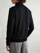 Incotex - Zanone Flexwool Half-Zip Sweater - Black