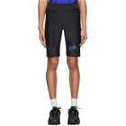 Martine Rose SSENSE Exclusive Black and Blue Cycling Shorts