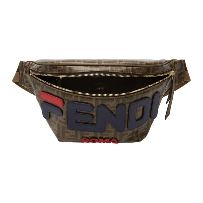 Fendi Brown Fendi Mania Belt Bag Fendi