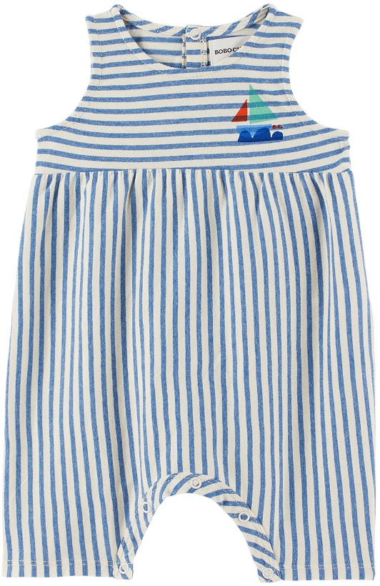 Photo: Bobo Choses Baby Blue Stripes Jumpsuit