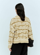 Bottega Veneta Distorted Stripe Knit Sweater