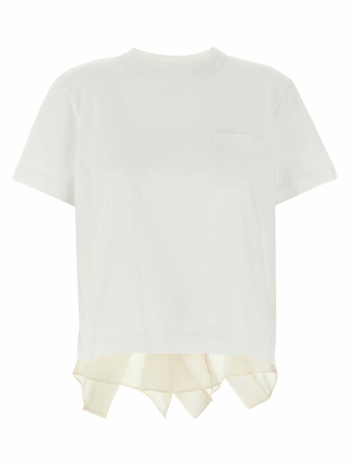 sacai Black SPIEWAK Edition Cotton Jersey T-shirt Sacai