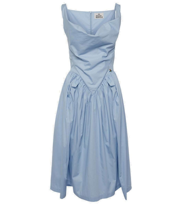 Photo: Vivienne Westwood Sunday gathered cotton midi dress