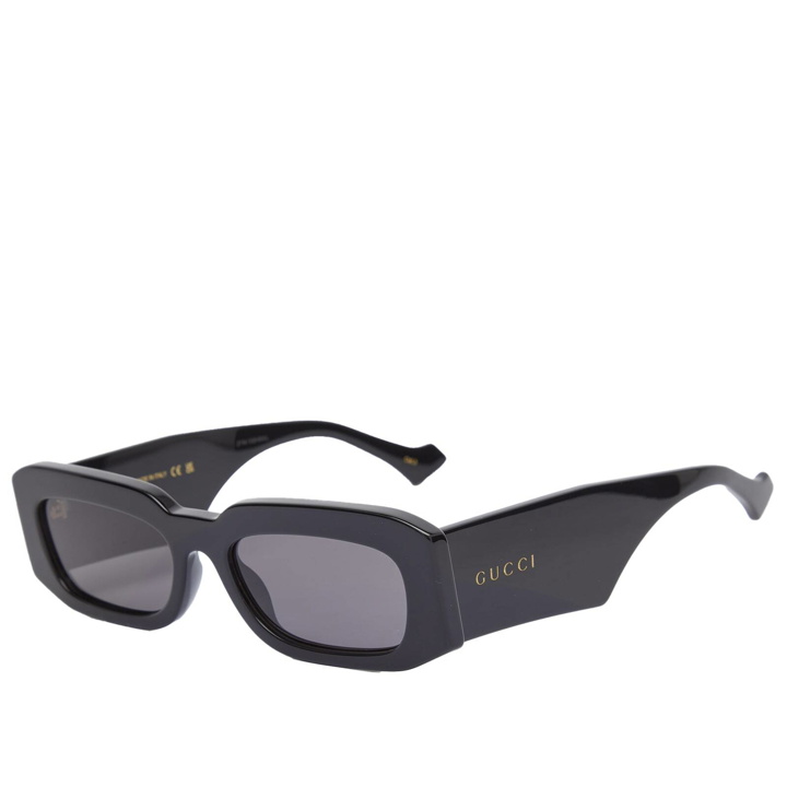 Photo: Gucci Men's Eyewear GG1426S Sunglasses in Black/Grey