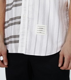 Thom Browne - Fun-Mix short-sleeved striped shirt