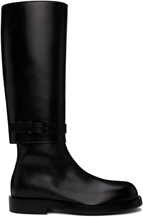 Photo: Ann Demeulemeester Black Ted Riding Boots