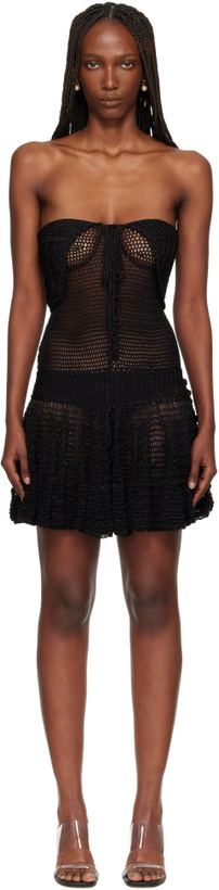Photo: Judy Turner Black Dandae Minidress