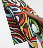 Pucci - x Fusalp printed poncho