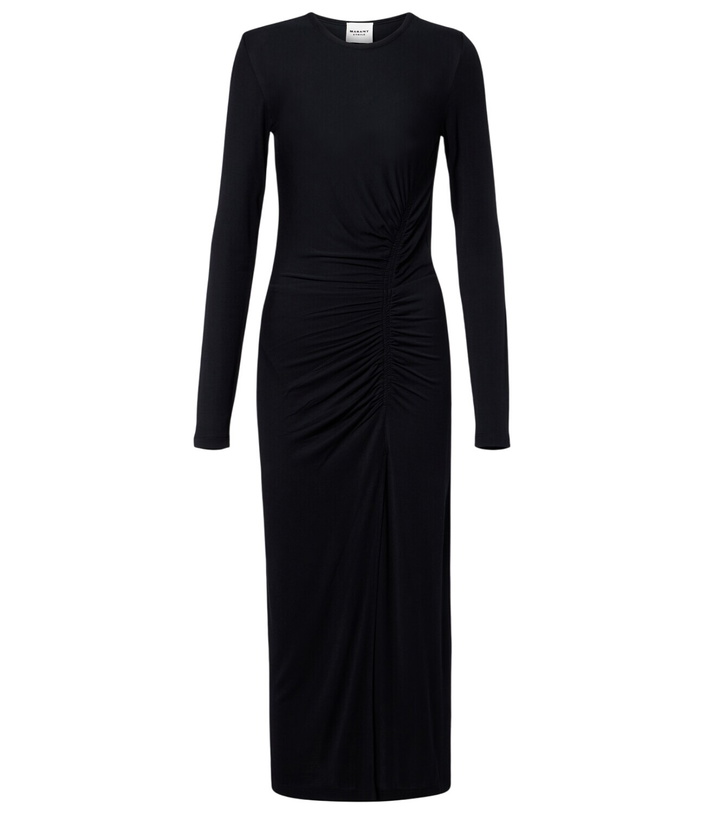 Photo: Marant Etoile Jelina gathered jersey maxi dress