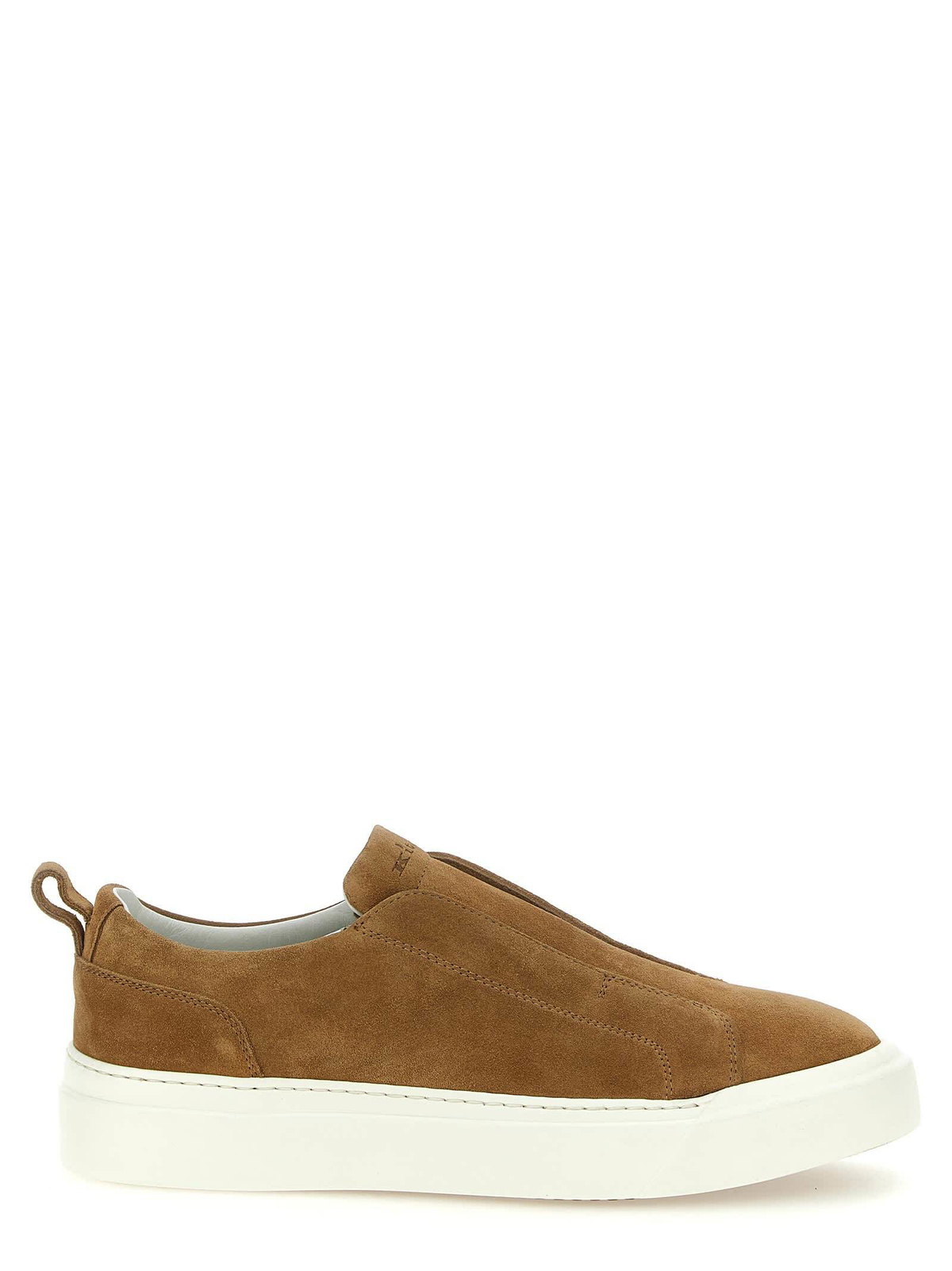 スニーカー KITON CIRO PAONE Knit sneakers with lateral monogram Bianco Knit sneakers with lateral monogram KITON CIRO PAONE