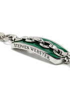 Stephen Webster Sterling Silver Inline Razer Chain Bracelet