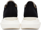 Rick Owens Drkshdw Black Abstract Low-Top Sneakers