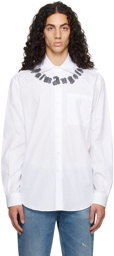 Palm Angels White Classic Shirt