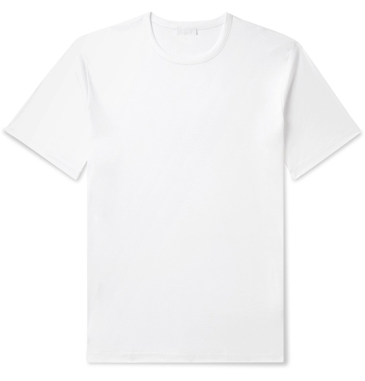 Photo: Sunspel - Sea Island Cotton-Jersey T-Shirt - White