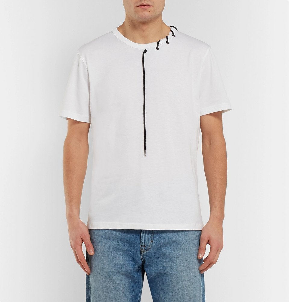Craig Green - Lace-Detailed Cotton-Jersey T-Shirt - Men