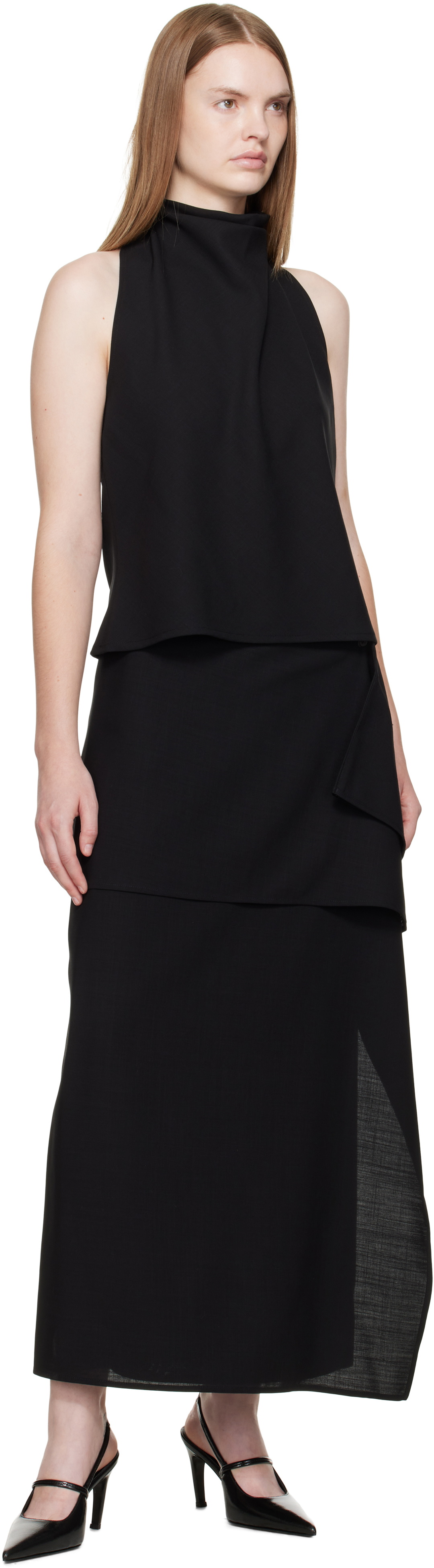 La Collection Black Jeanne Top