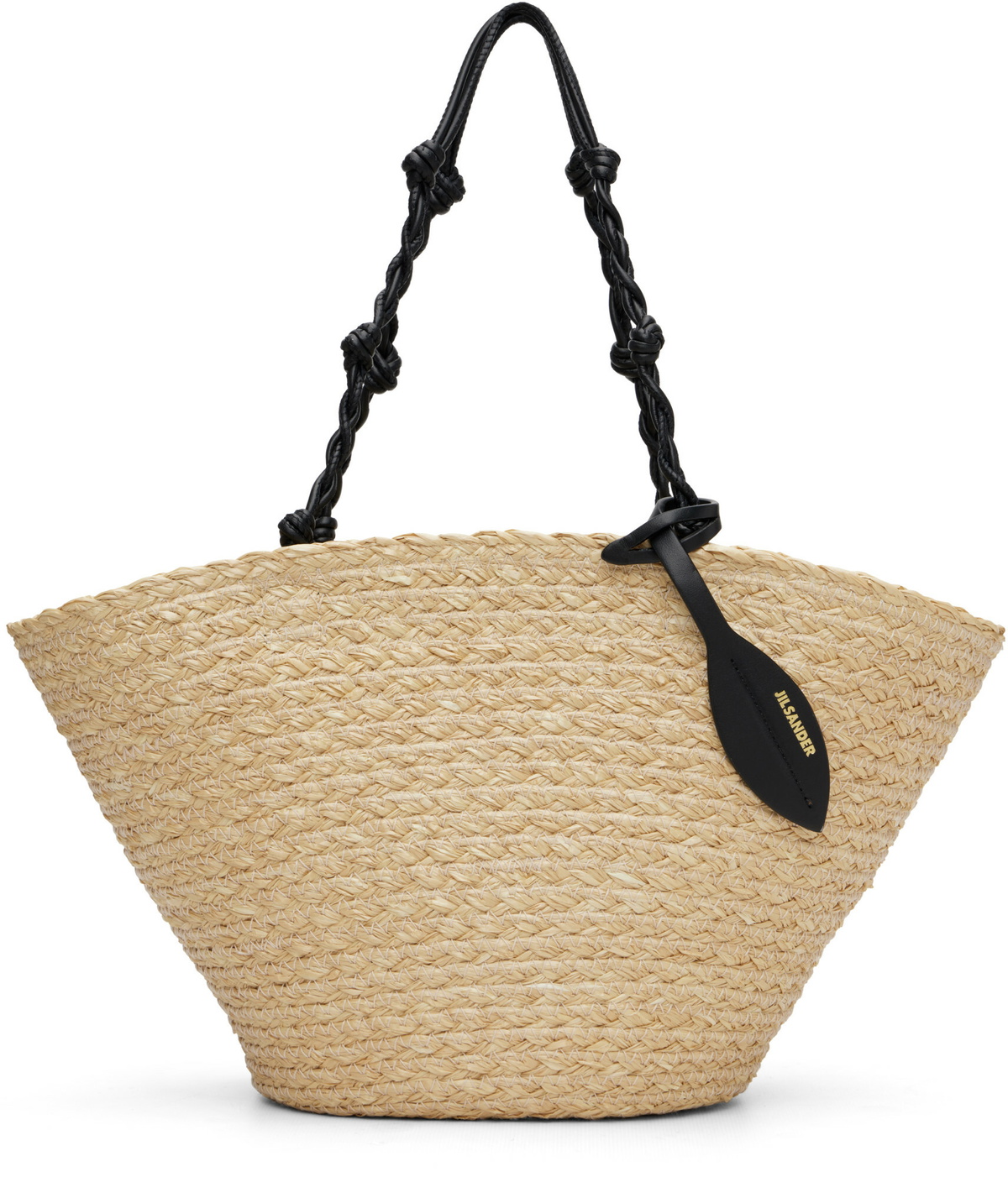 Jil Sander Beige Small Tangle Bucket Tote