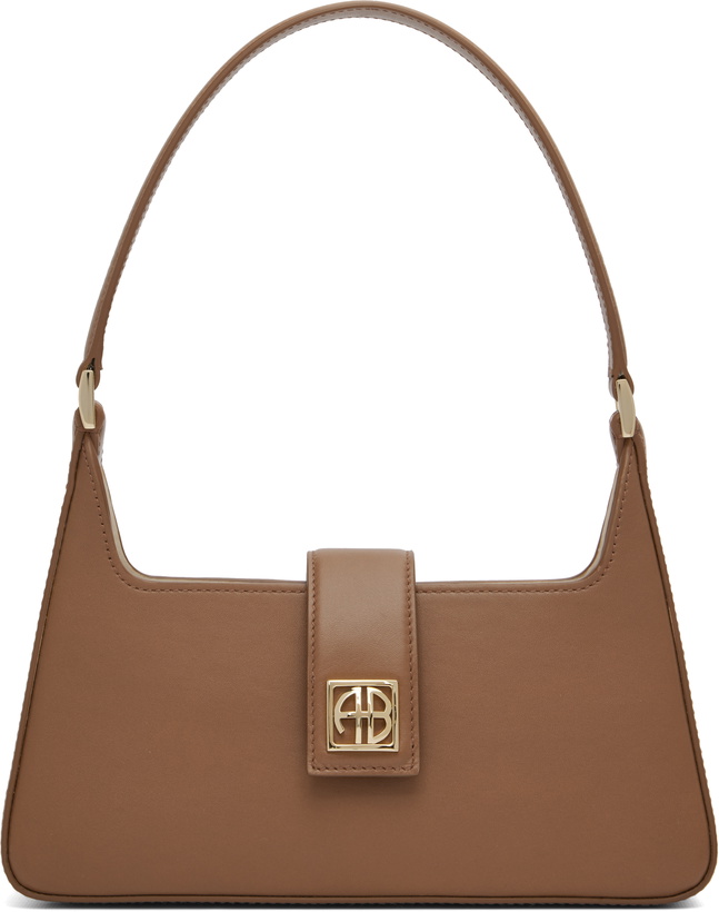 Photo: ANINE BING Brown Lou Shoulder Bag