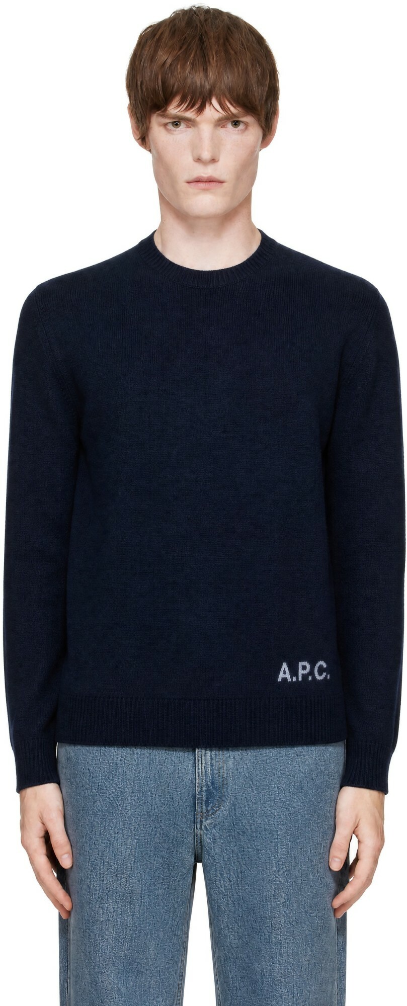 A.P.C. Navy Edward Sweater