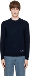 A.P.C. Navy Edward Sweater