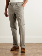 Thom Sweeney - Straight-Leg Cotton-Twill Trousers - Neutrals