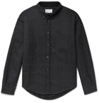 4SDesigns - Checked Virgin Wool Quilted Lined Shirt - Blue