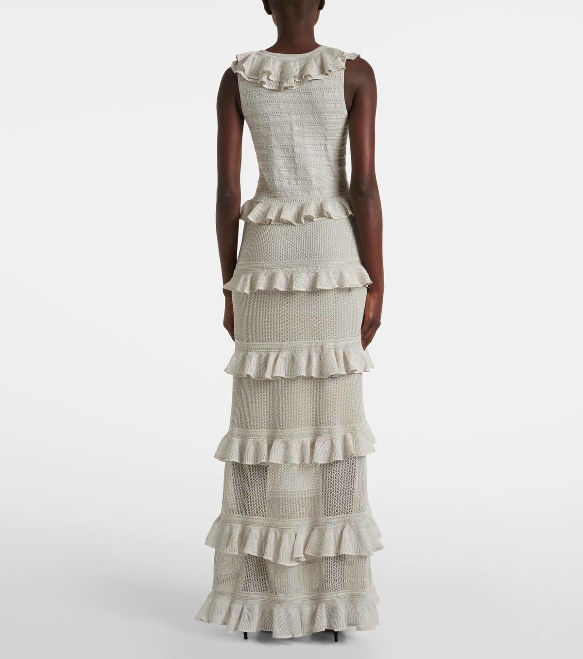 【Zimmermann】Crush Frilled knitted maxi dress Zimmermann Crush Frilled knitted maxi dress Zimmermann