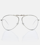 Acne Studios Logo aviator glasses