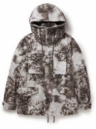 4SDesigns - Bouclé-Jacquard Hooded Jacket - Brown
