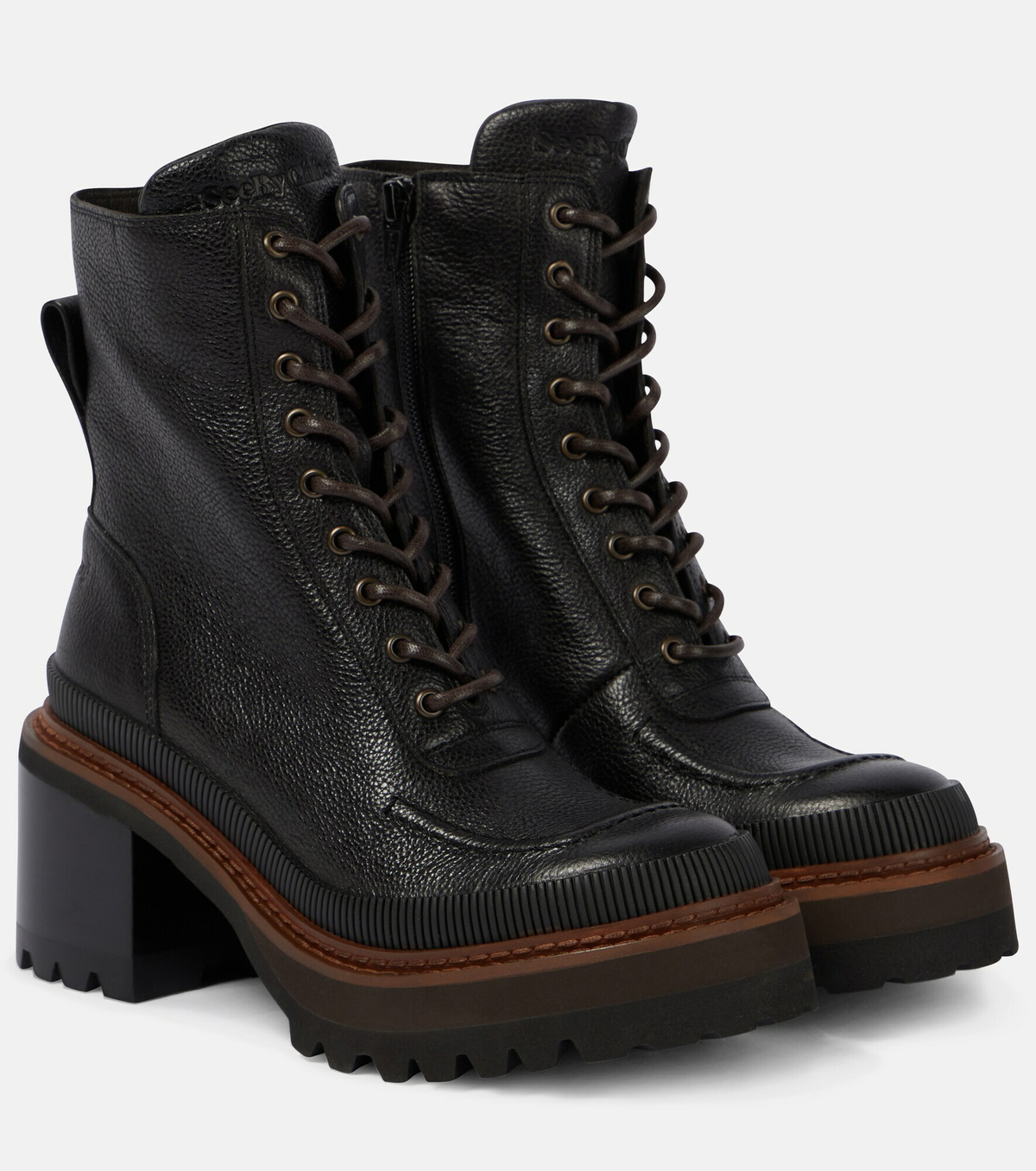 【See by Chloé】Mahalia Leather shoes 37 See By Chloe - Mahalia leather ankle boots See by Chloe