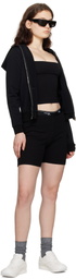HommeGirls Black Biker Shorts