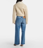 Jacquemus Marino cropped shearling jacket