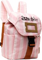 Acne Studios Pink & White Nackpack Backpack