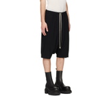 Rick Owens Black Tower Ricks Pods Shorts