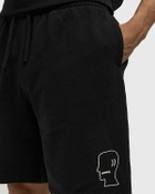 Brain Dead LOGOHEAD RUGBY SHORT Black Mens Sport & Team Short