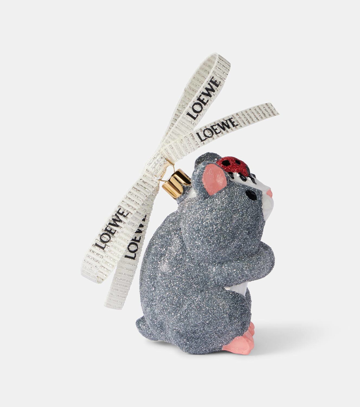 Loewe x Suna Fujita Hamster glitter glass ornament Loewe