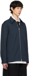 Jil Sander Navy Zip Shirt