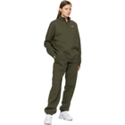 Nike Khaki Fleece Sportswear 1/4 Zip Sweatshirt