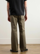 SECOND / LAYER - El Valluco Straight-Leg Cotton-Blend Trousers - Brown