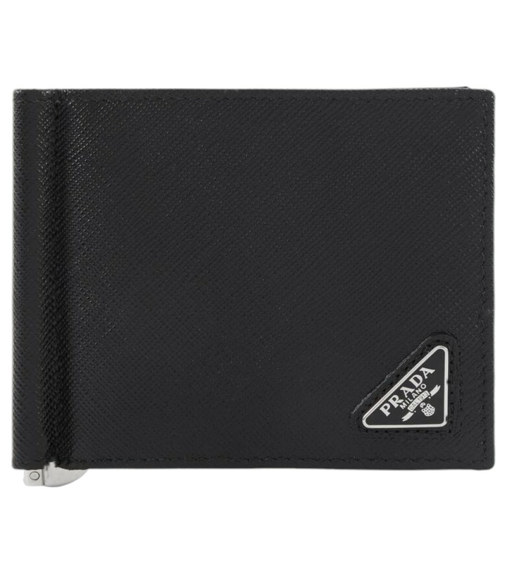 Photo: Prada Saffiano metal money clip wallet