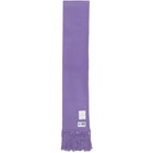 ADER error Purple Logo Muffler Scarf