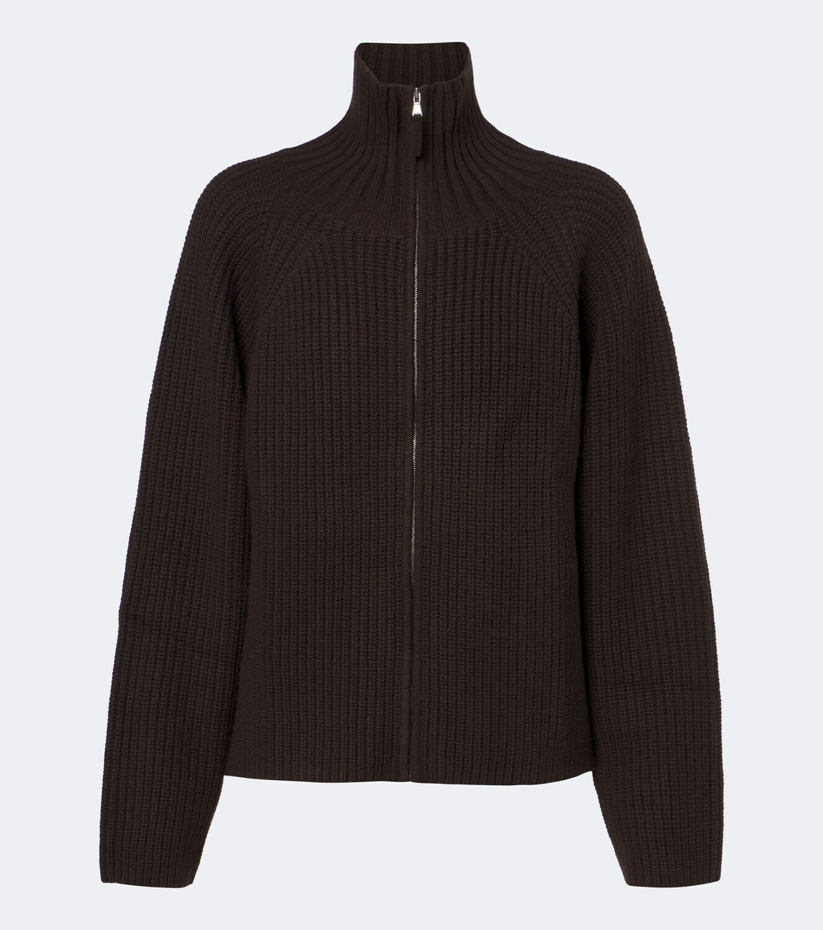 Jardin des Orangers Wool and cashmere zip-up cardigan