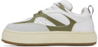 EYTYS White & Green Sidney Sneakers