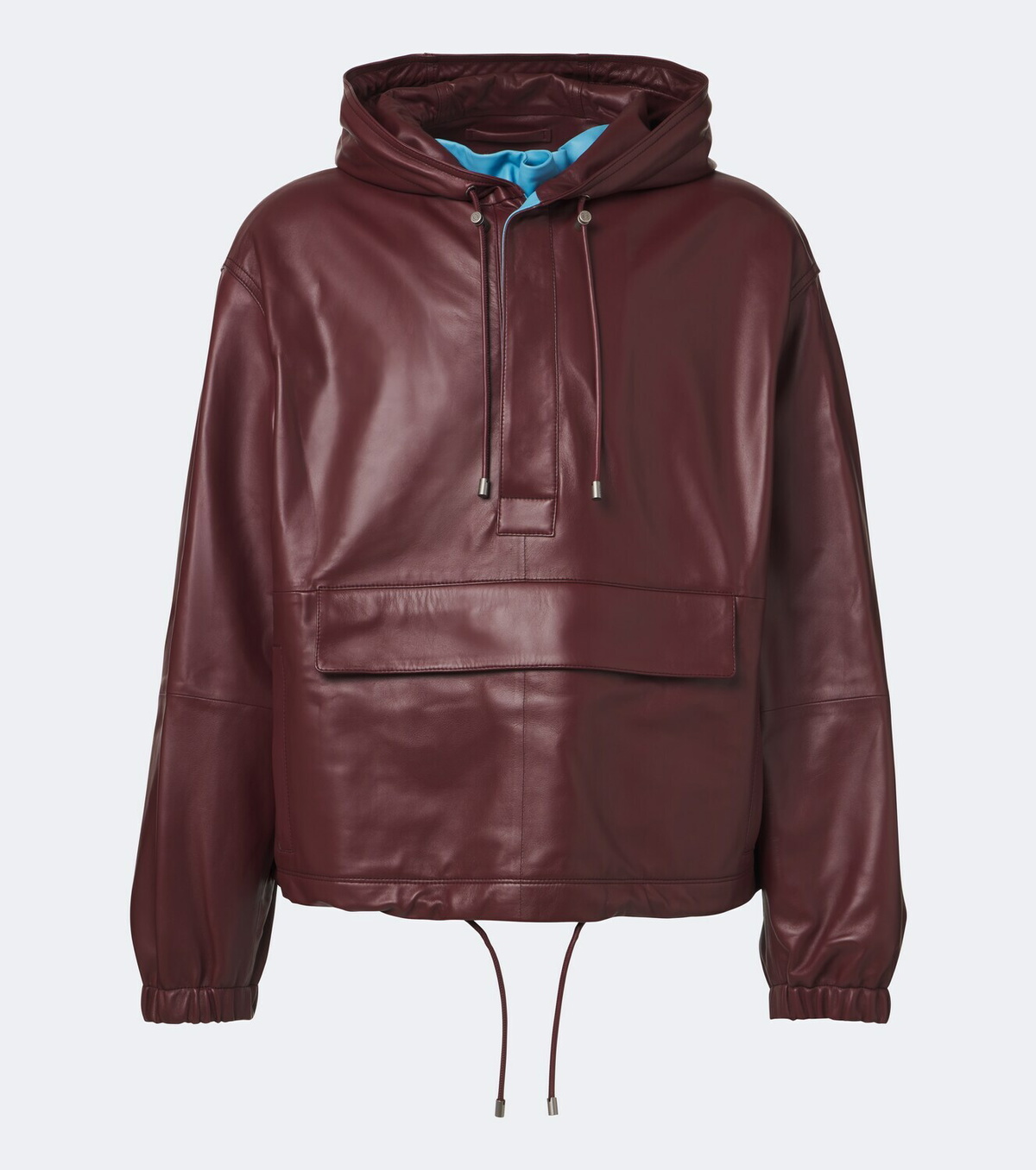 Loewe Hooded leather jacket