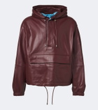 Loewe Hooded leather jacket