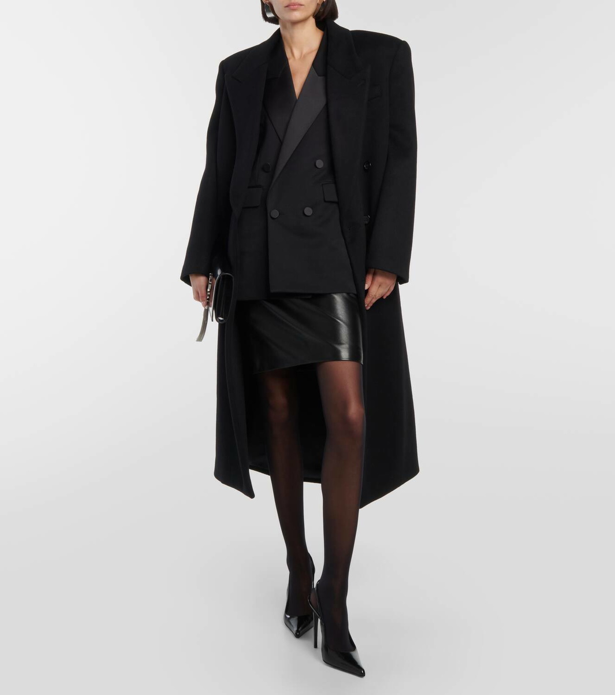 Saint Laurent Grain de poudre tuxedo jacket Saint Laurent