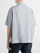 FRAME - Striped Shell Shirt - Blue