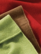 The Elder Statesman - Colour-Block Cashmere Scarf