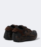 Loewe Pogo suede-trimmed sneakers