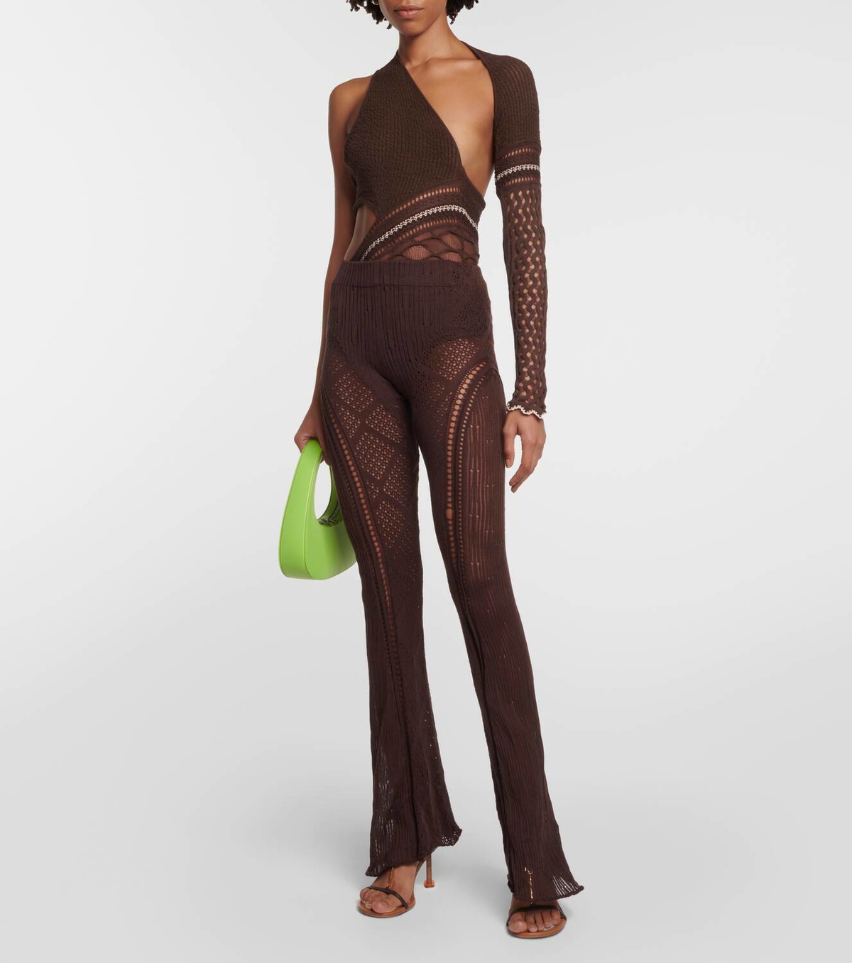 Roberta Einer Dina asymmetric knit bodysuit